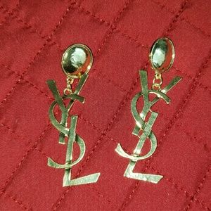 YSL drop earrings